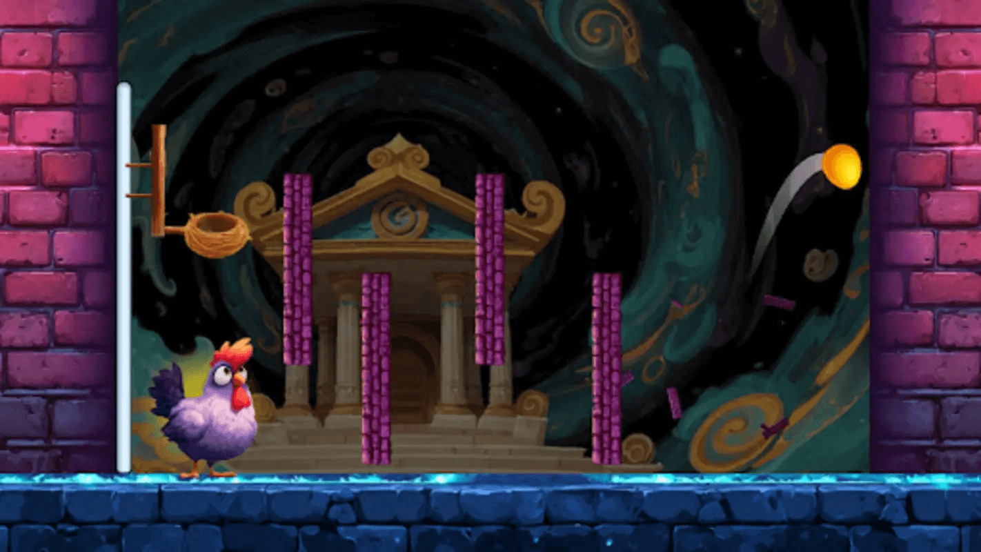 Chicken Hoops Gameplay